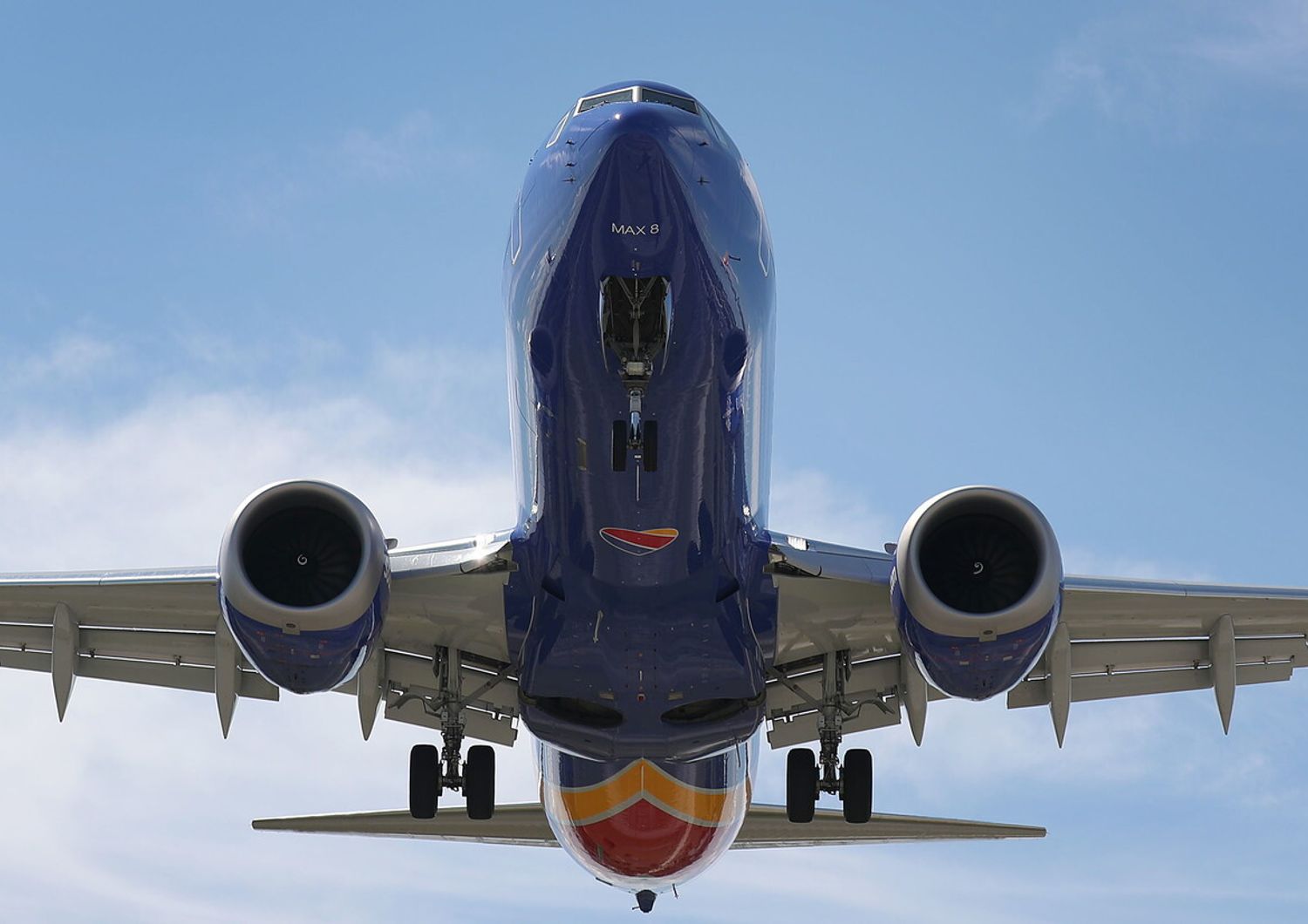 Boeing 737 max 8 della Southwest Airlines