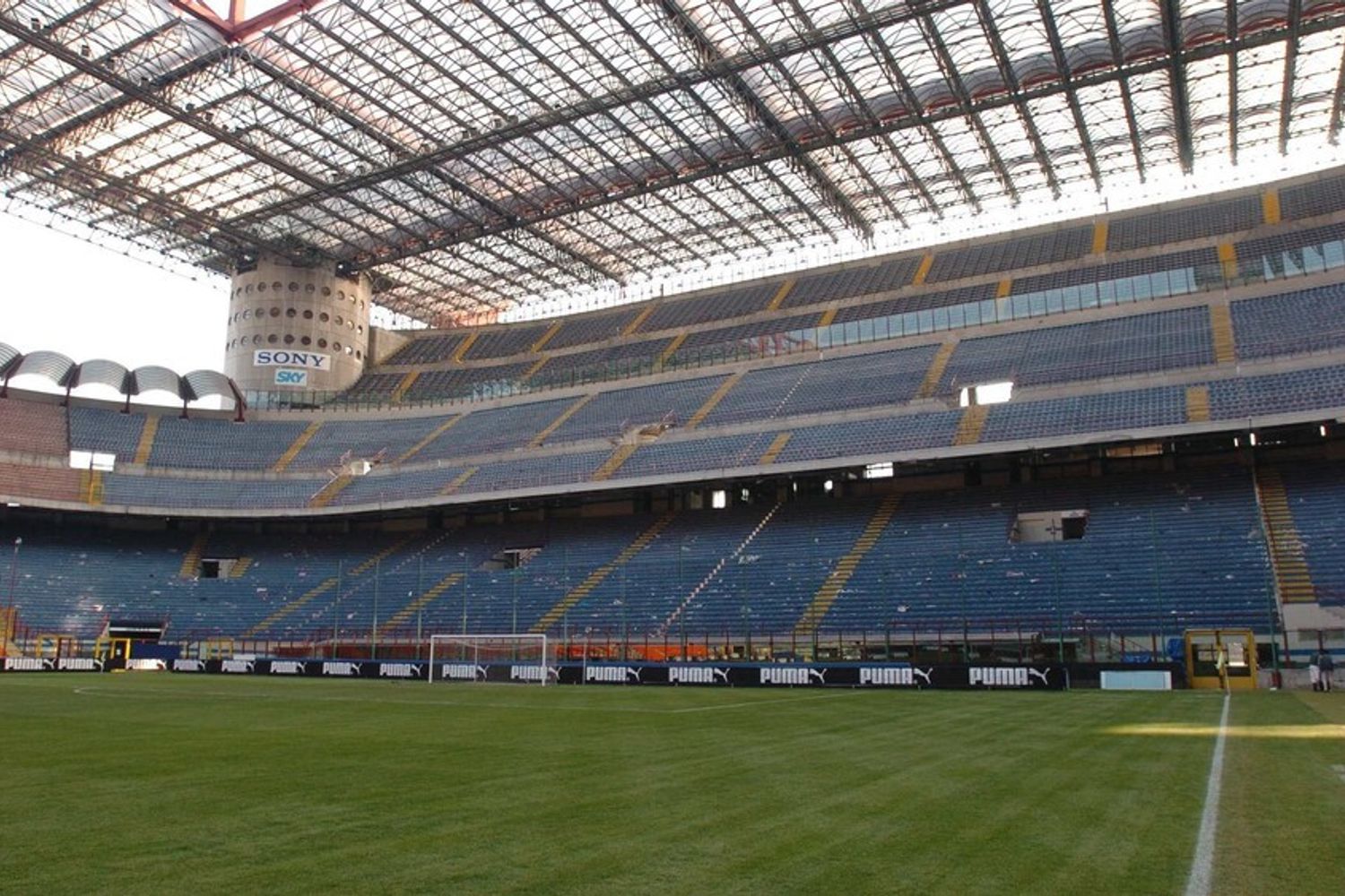 Lo stadio Meazza