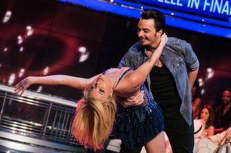 Tony Colombo durante l'edizione di 'Ballando con le Stelle' del 2014