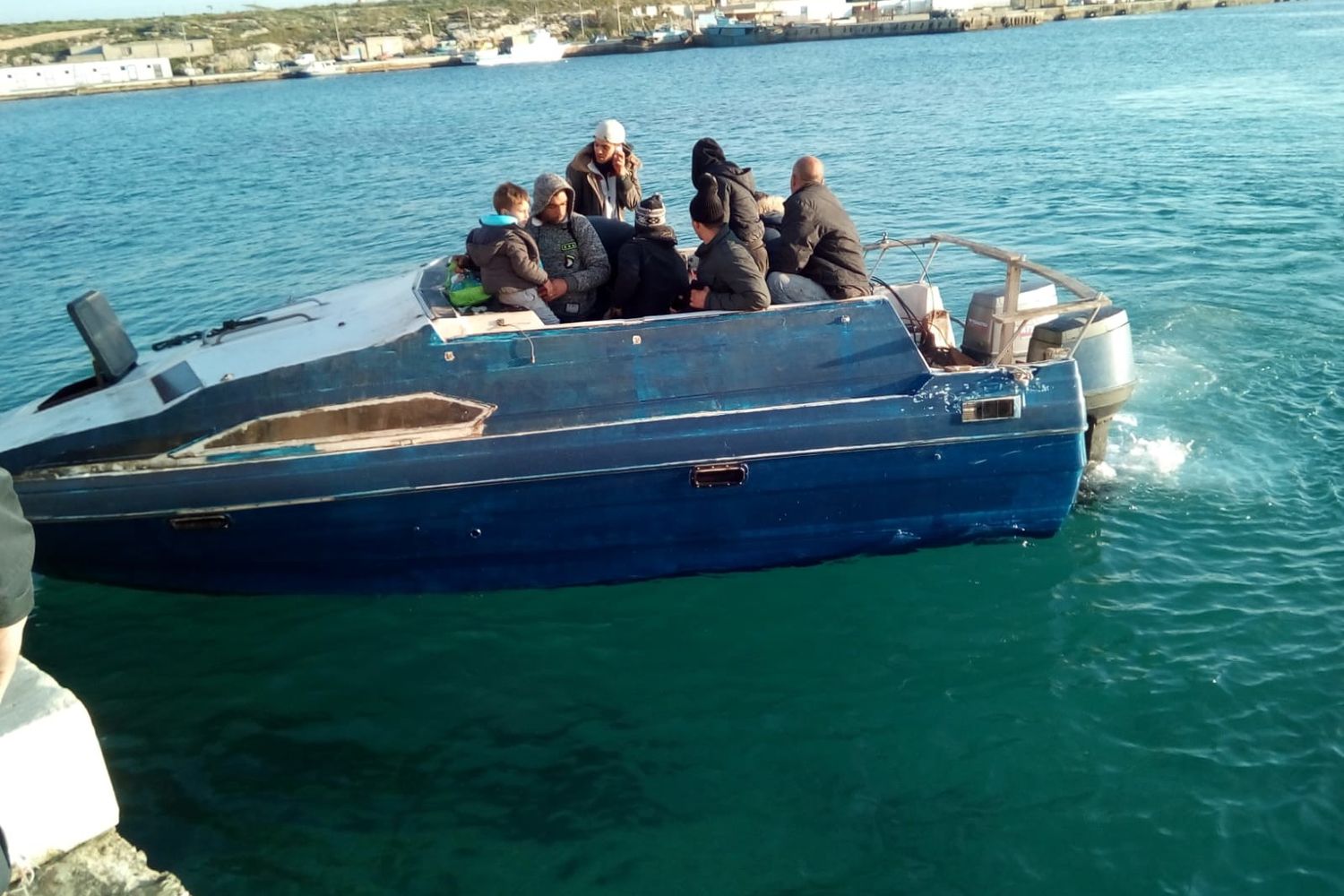 Sbarco a Lampedusa&nbsp;