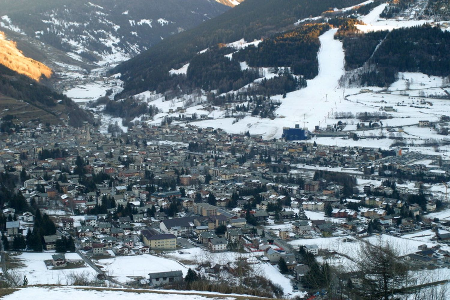 Un'immagine invernale di Bormio
