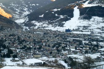 Un'immagine invernale di Bormio