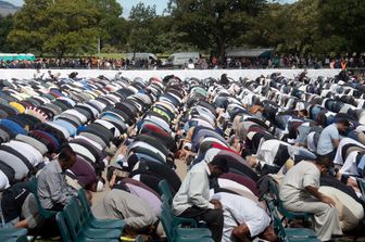 Musulmani in preghiera&nbsp;