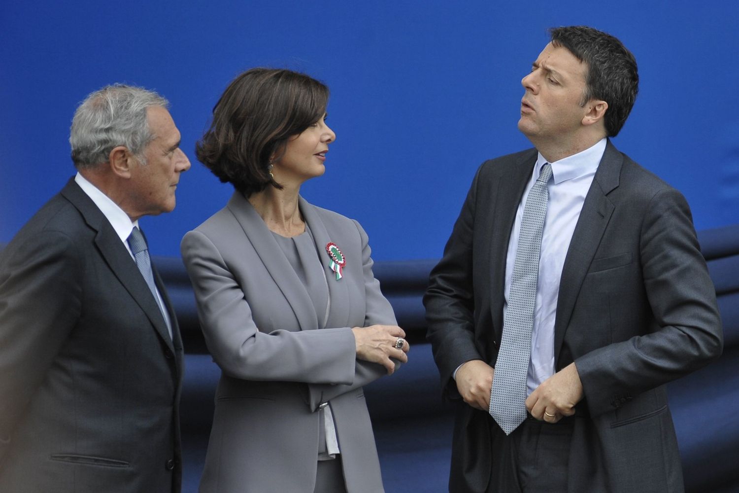 &nbsp;Laura Boldrini e Matteo Renzi