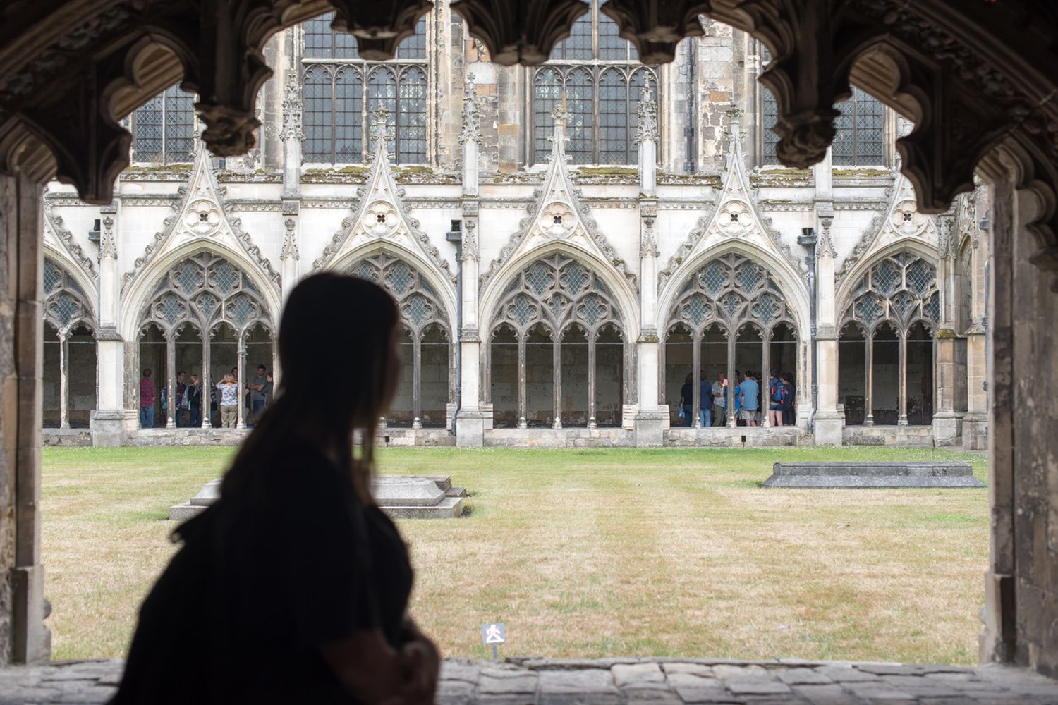 Chiesa Anglicana,&nbsp;chiostro della cattedrale di Canterbury (Alberto Pezzali/AFP)