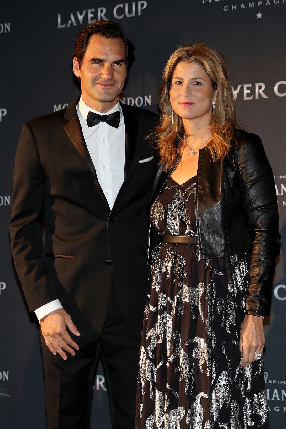 Mirka e Roger Federer