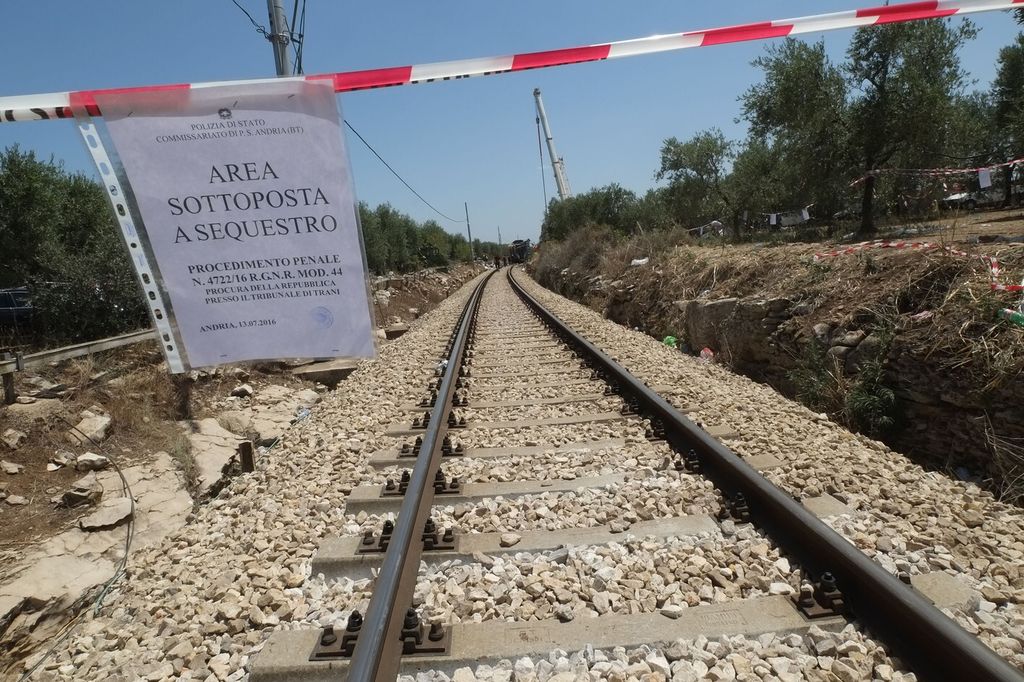 Treno regionale sulla Ruvo-Corato, l'incidente del 12 luglio 2016