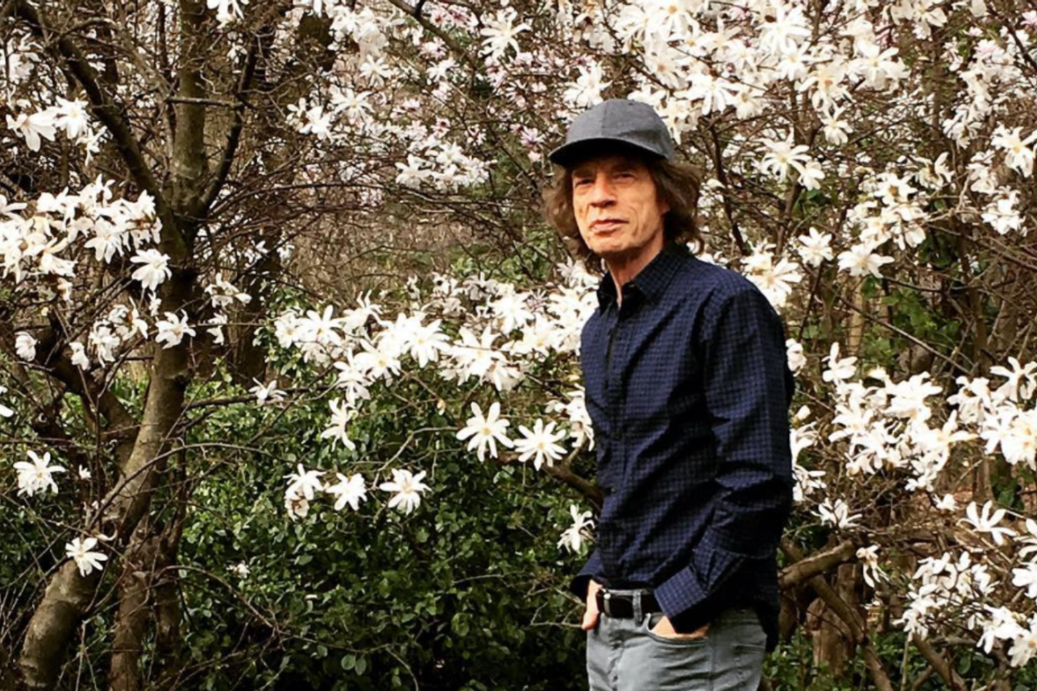 Mick Jagger dopo l'intervento al cuore