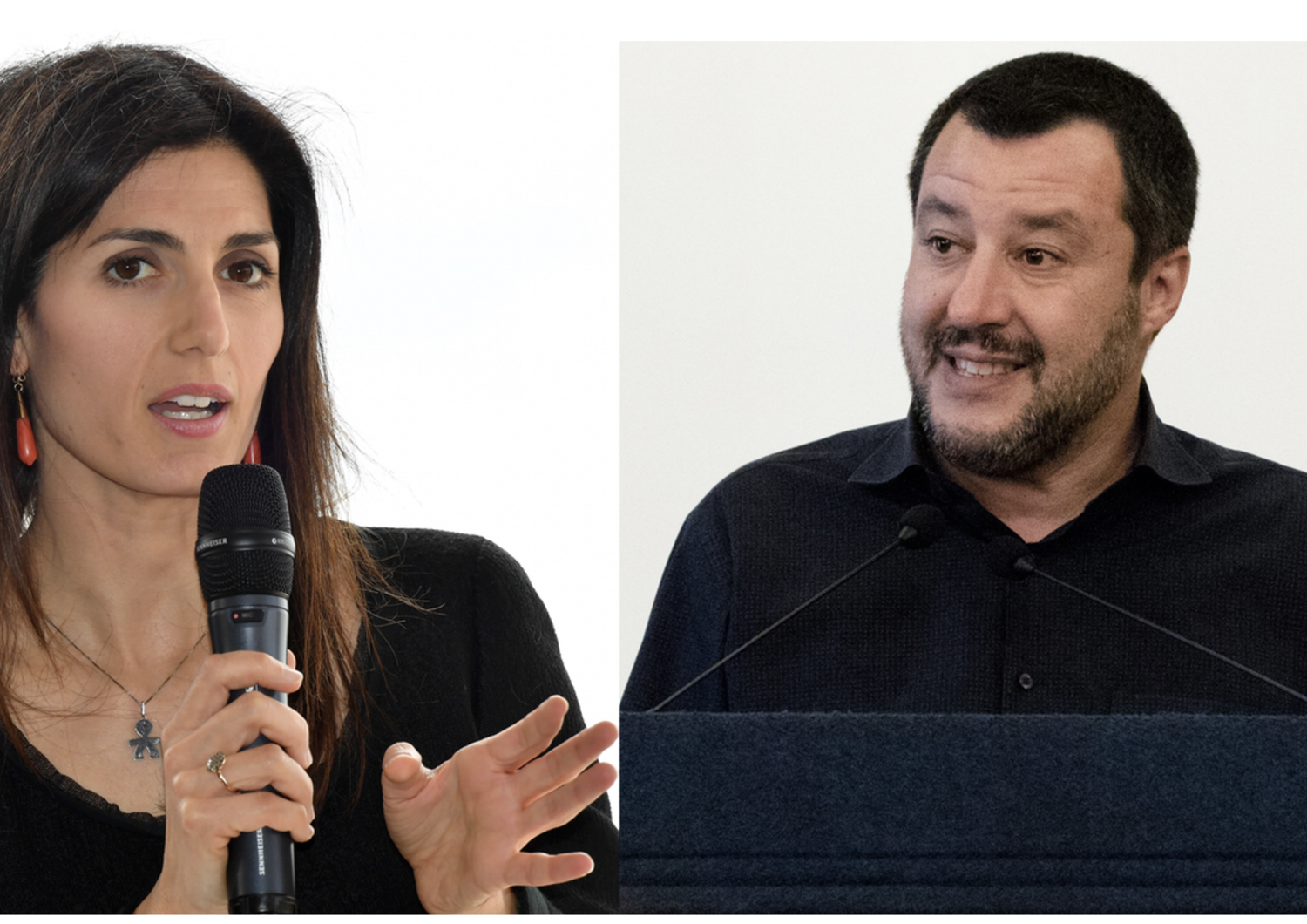 Raggi e Salvini