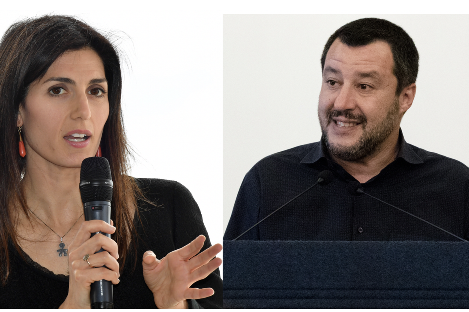 Raggi e Salvini