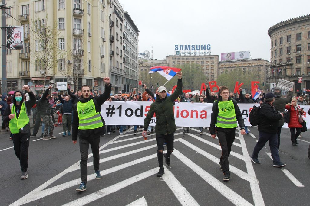 Proteste a Belgrado