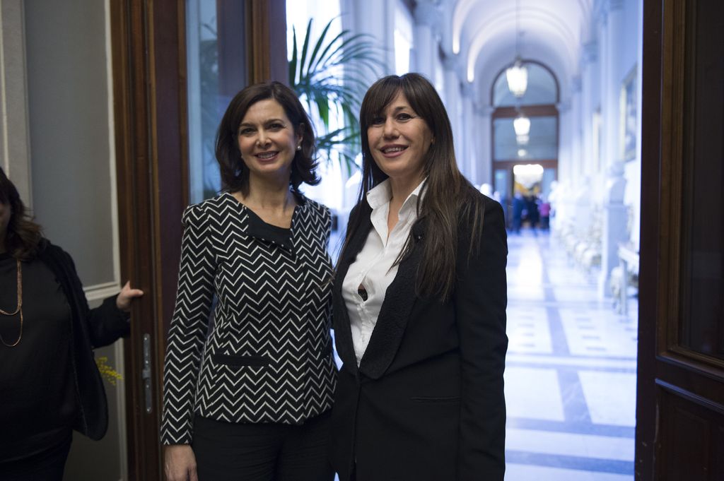 Laura Boldrini e Gabriella Germani