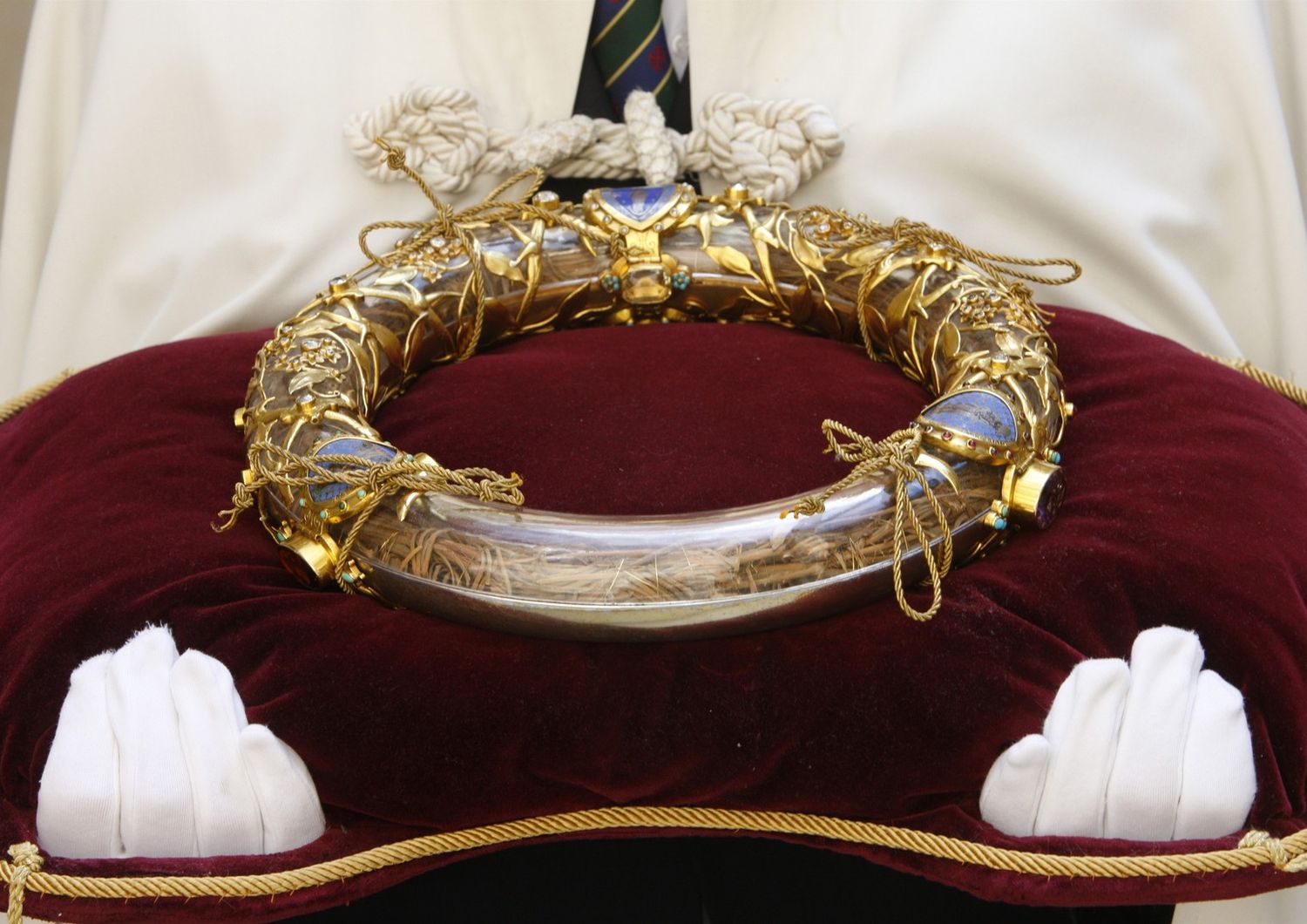 La Corona di spine custodita all'interno della cattedrale di Notre Dame
