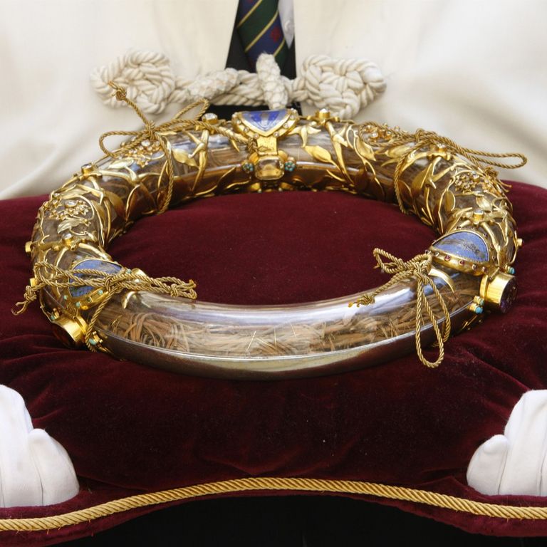 La Corona di spine custodita all'interno della cattedrale di Notre Dame