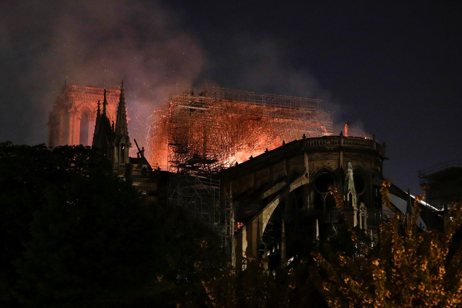 L'incendio della cattedrale di Notre Dame a Parigi&nbsp;