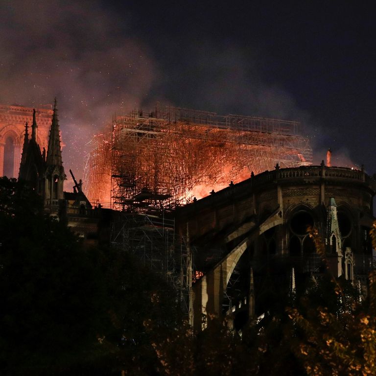 L'incendio della cattedrale di Notre Dame a Parigi&nbsp;