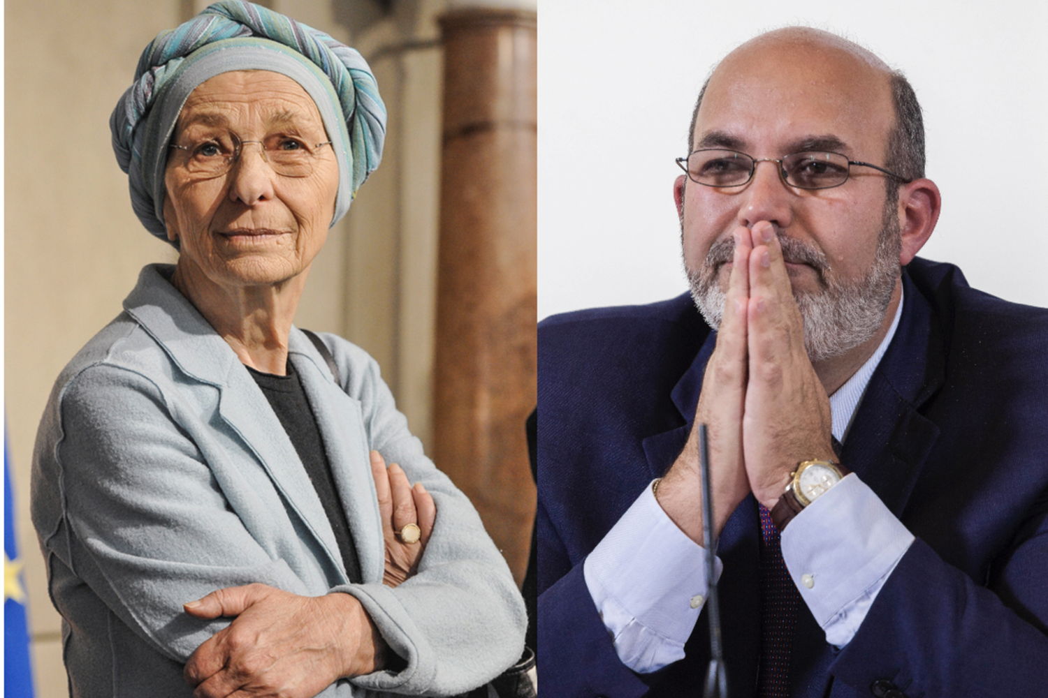 Emma Bonino e Vito Crimi