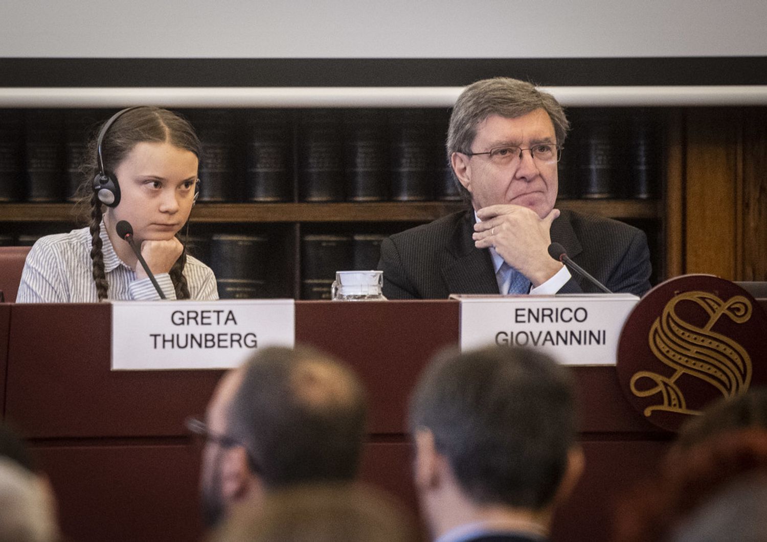 Greta Thunberg e Enrico Giovannini