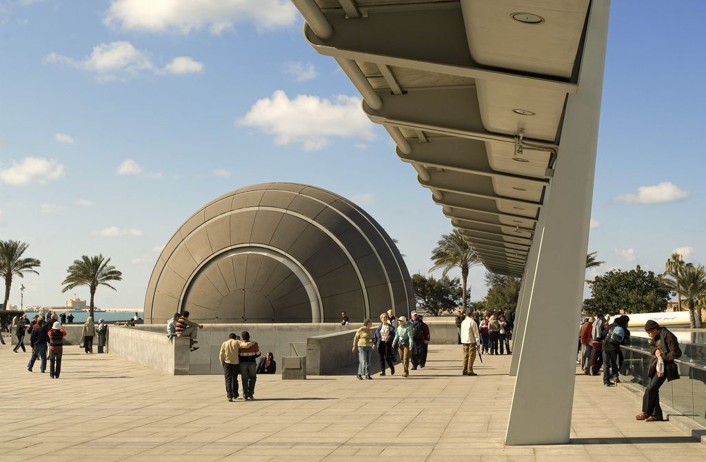 &nbsp;Alessandria d'Egitto, la nuova Biblioteca Alessandrina (Mattes Ren&eacute;/Hemis Fr/Hemis/AFP)