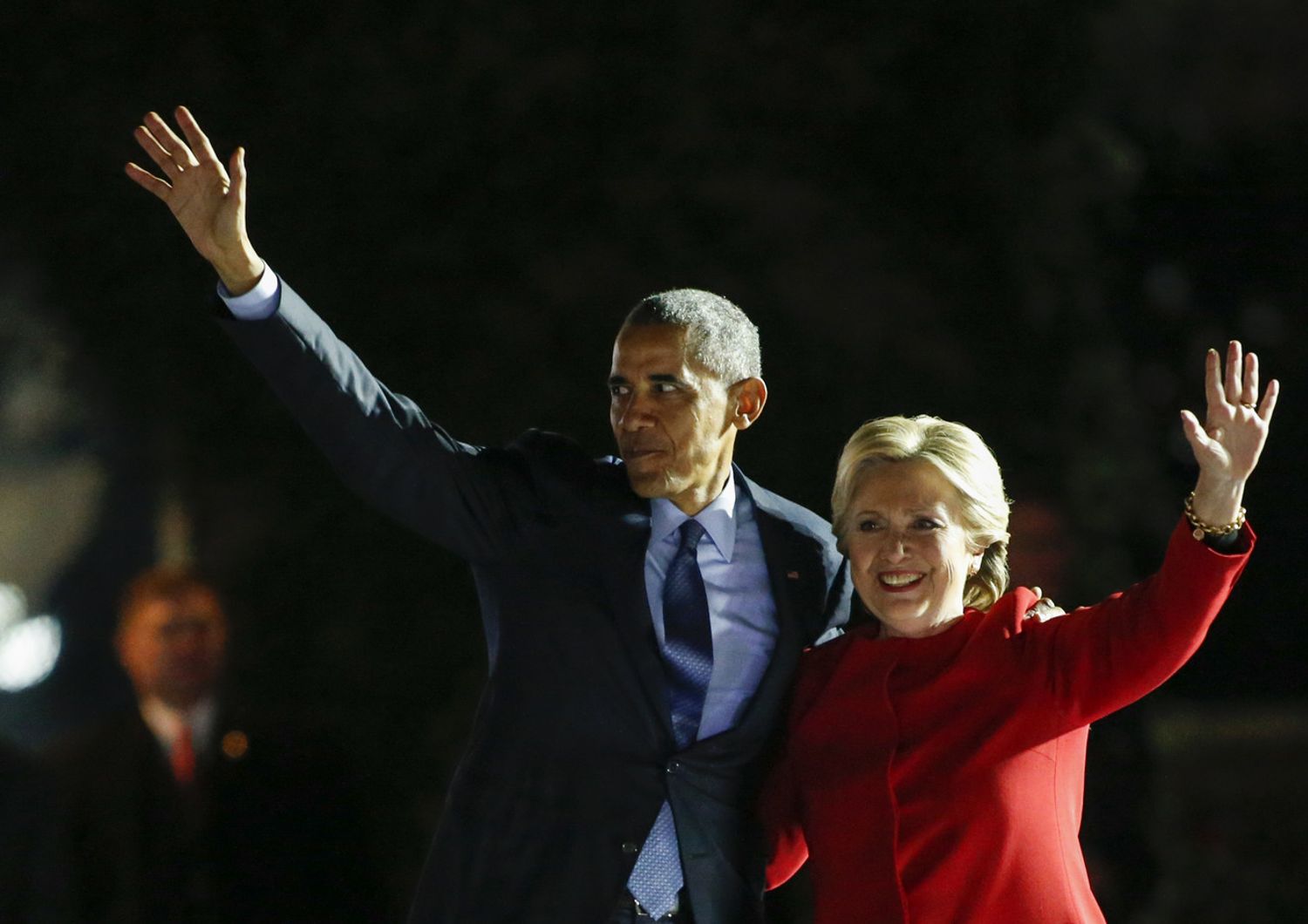 Barack Obama e Hilary Clinton