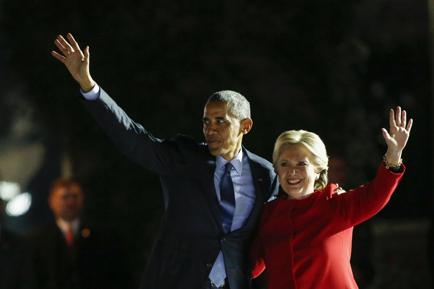 Barack Obama e Hilary Clinton