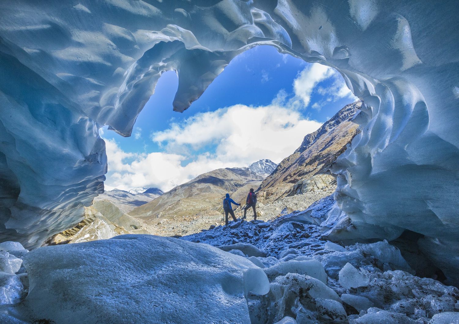 Il ghiacciaio dei Forni, nel Parco Nazionale dello Stelvio