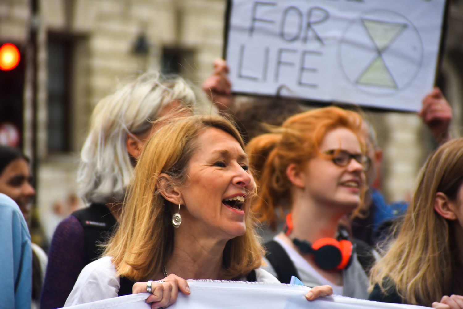 Un momento della manifestazione Extinction Rebellion a Londra&nbsp;