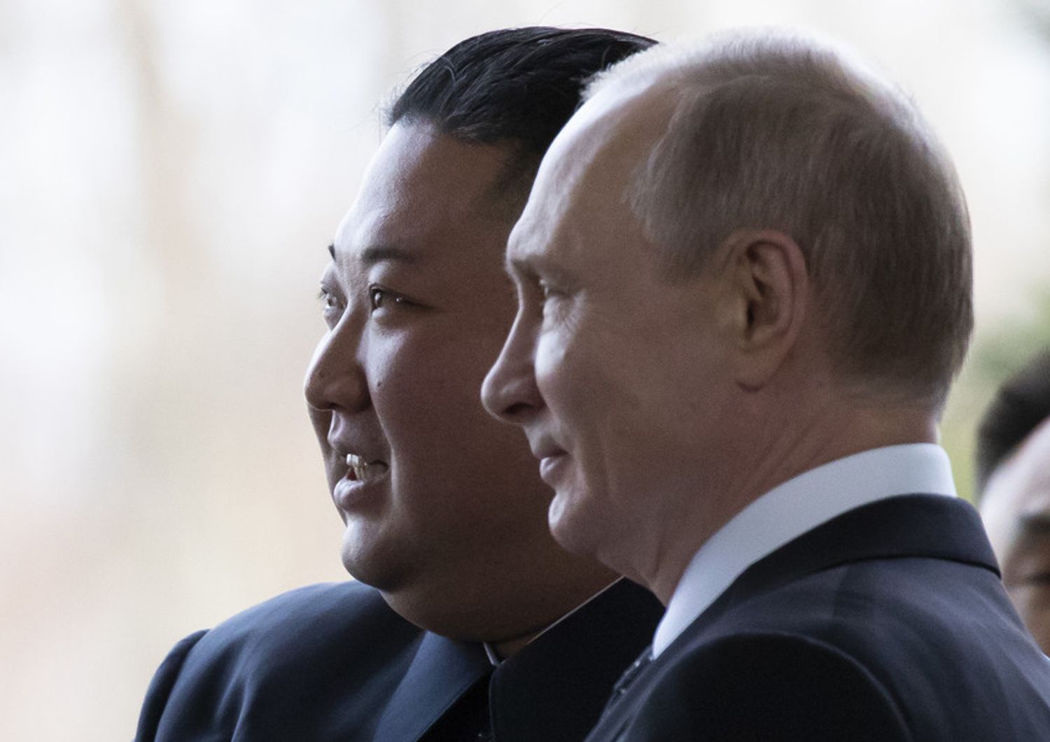 Kim Jong-un e Vladimir Putin a Vladivostok