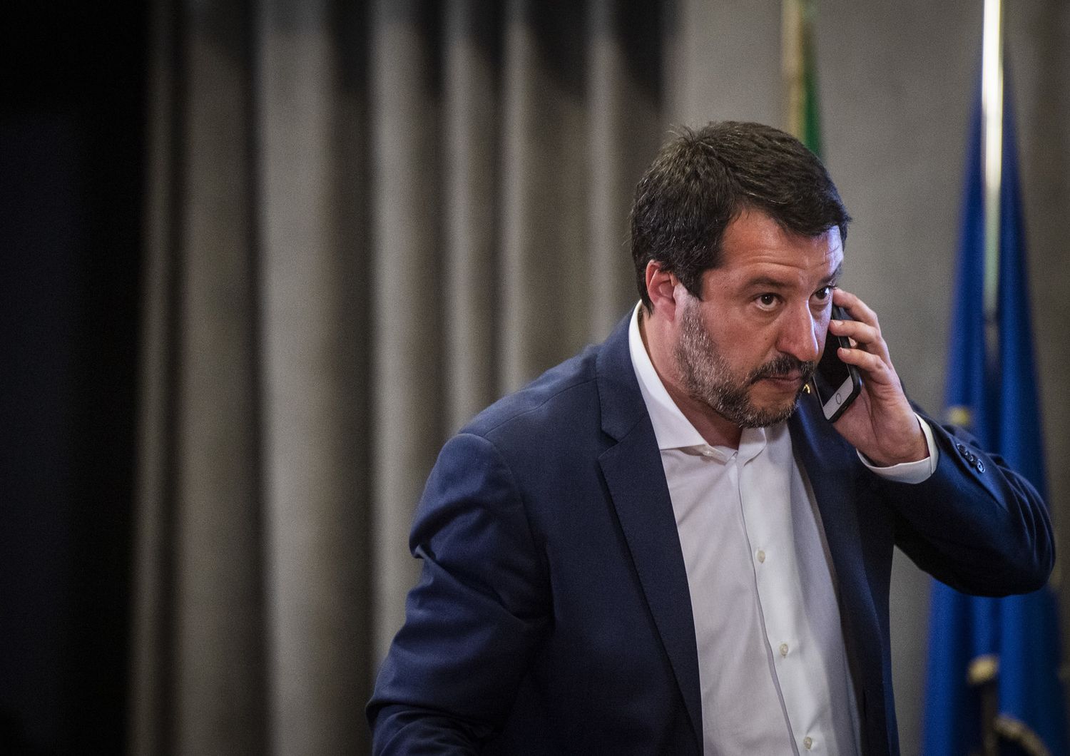 Il Ministro dell'Interno, Matteo Salvini
