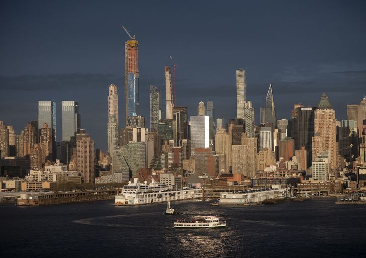 La skyline di Manhattan, New York