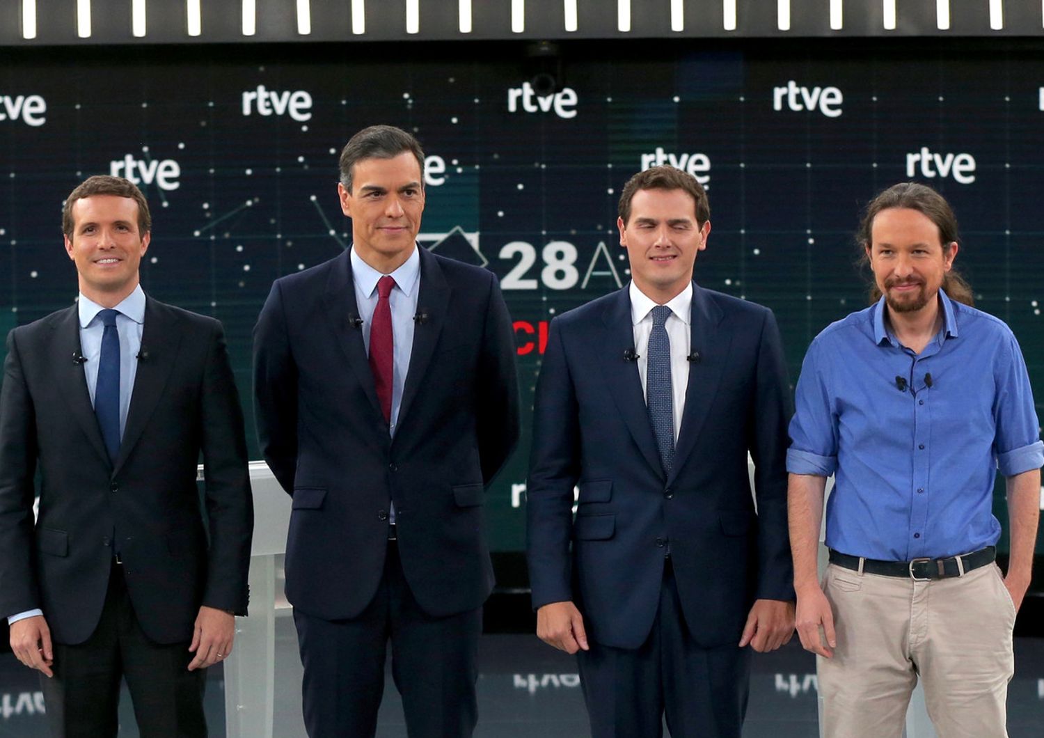 Casado, Sanchez, Rivera e Iglesias