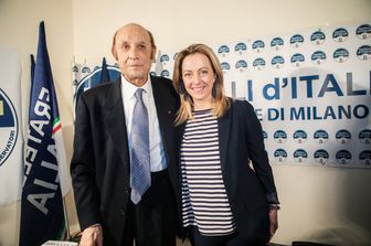 Francesco Alberoni e Giorgia Meloni