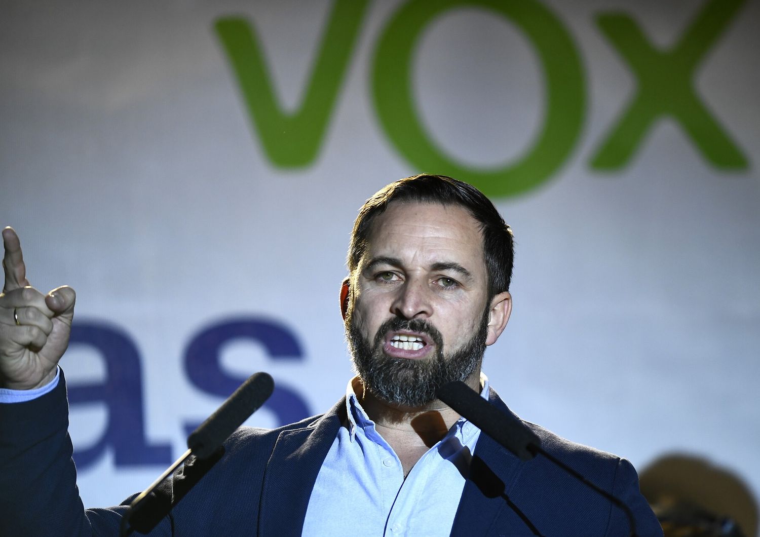 Il leader di Vox&nbsp;Santiago Abascal