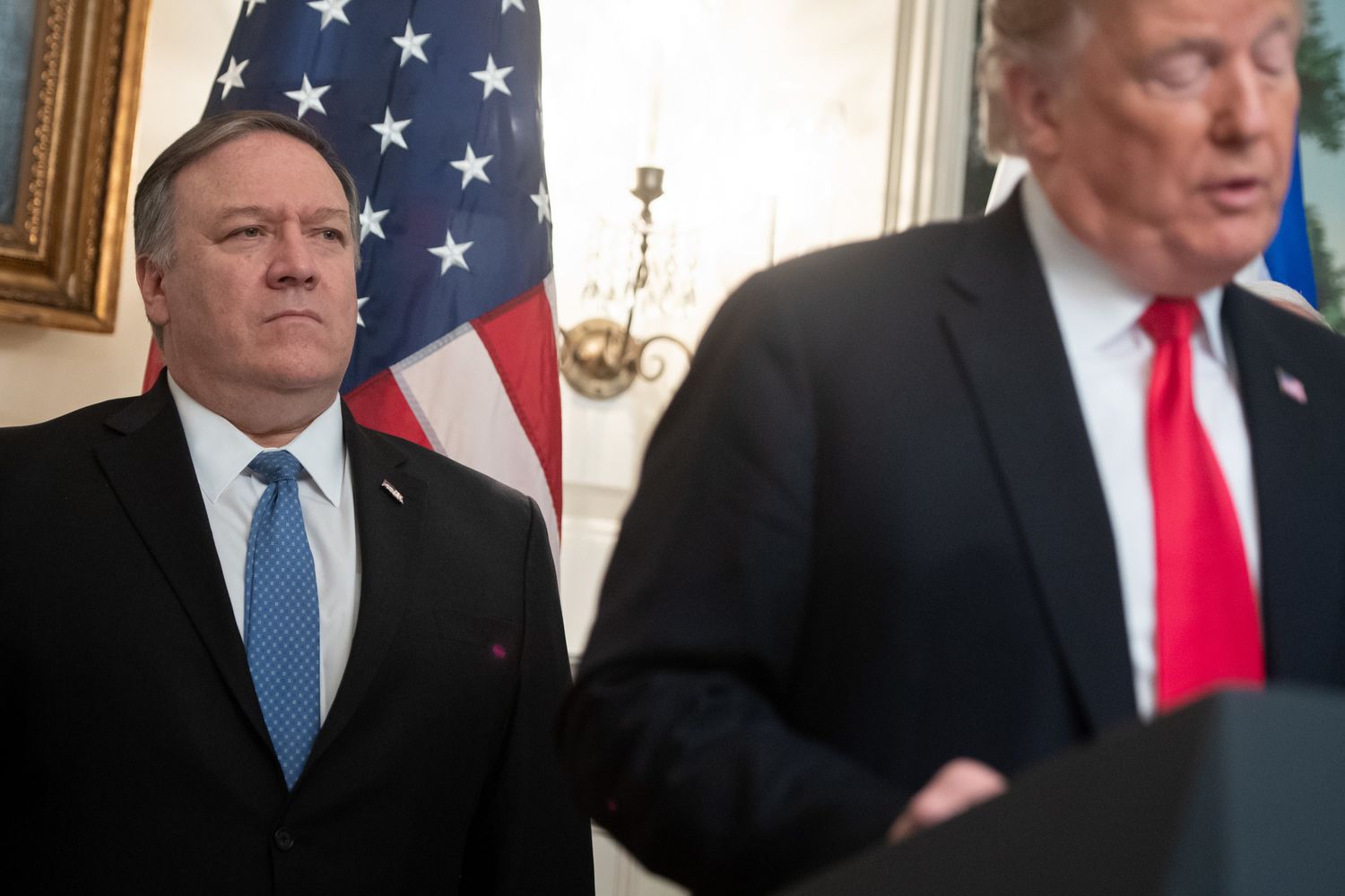 Mike Pompeo e Donald Tump
