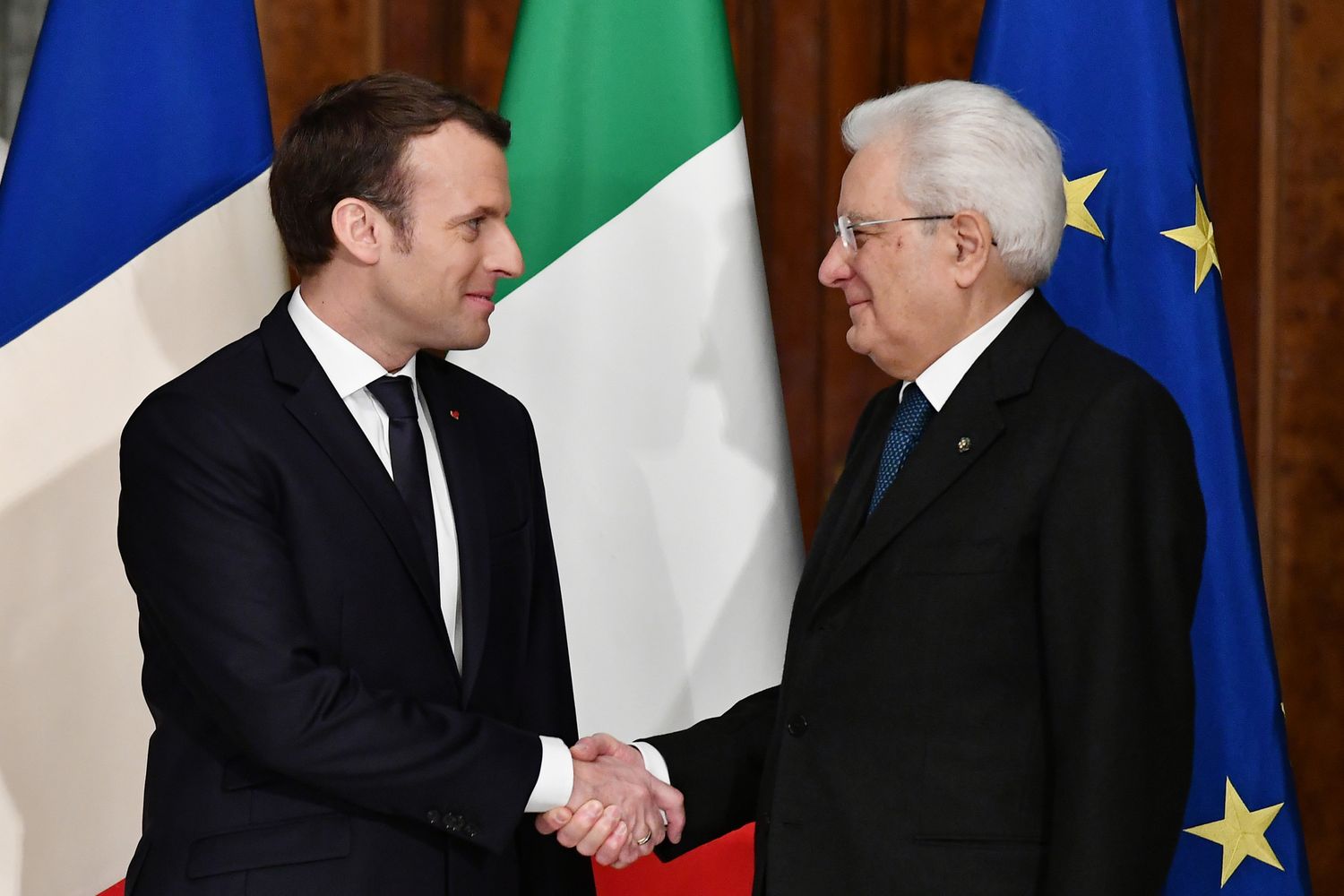 Macron e Mattarella