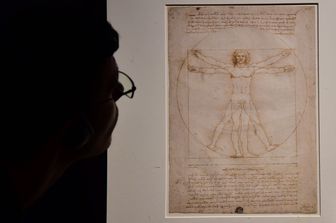 L'uomo vitruviano di Leonardo Da Vinci