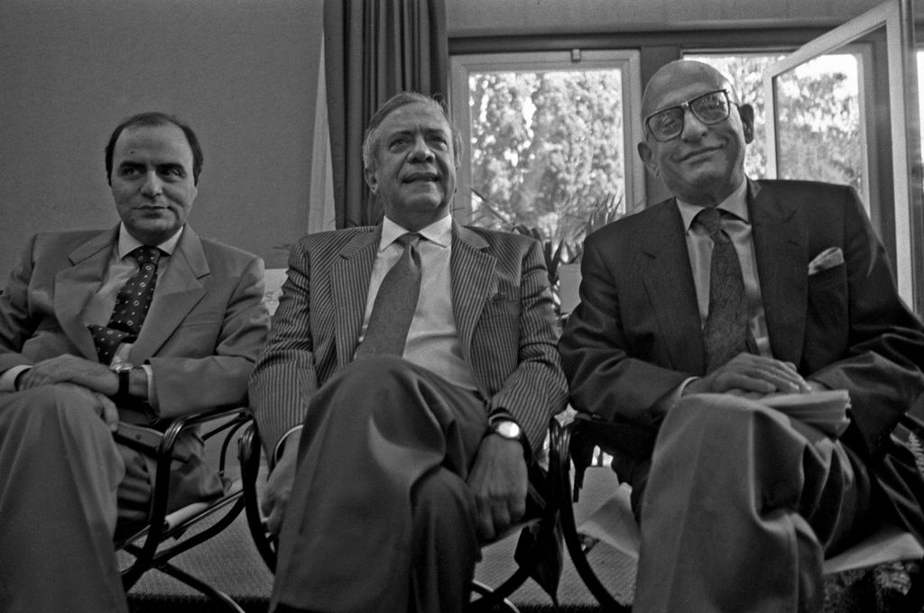 Vespa con La Volpe e Curzi nel 1991