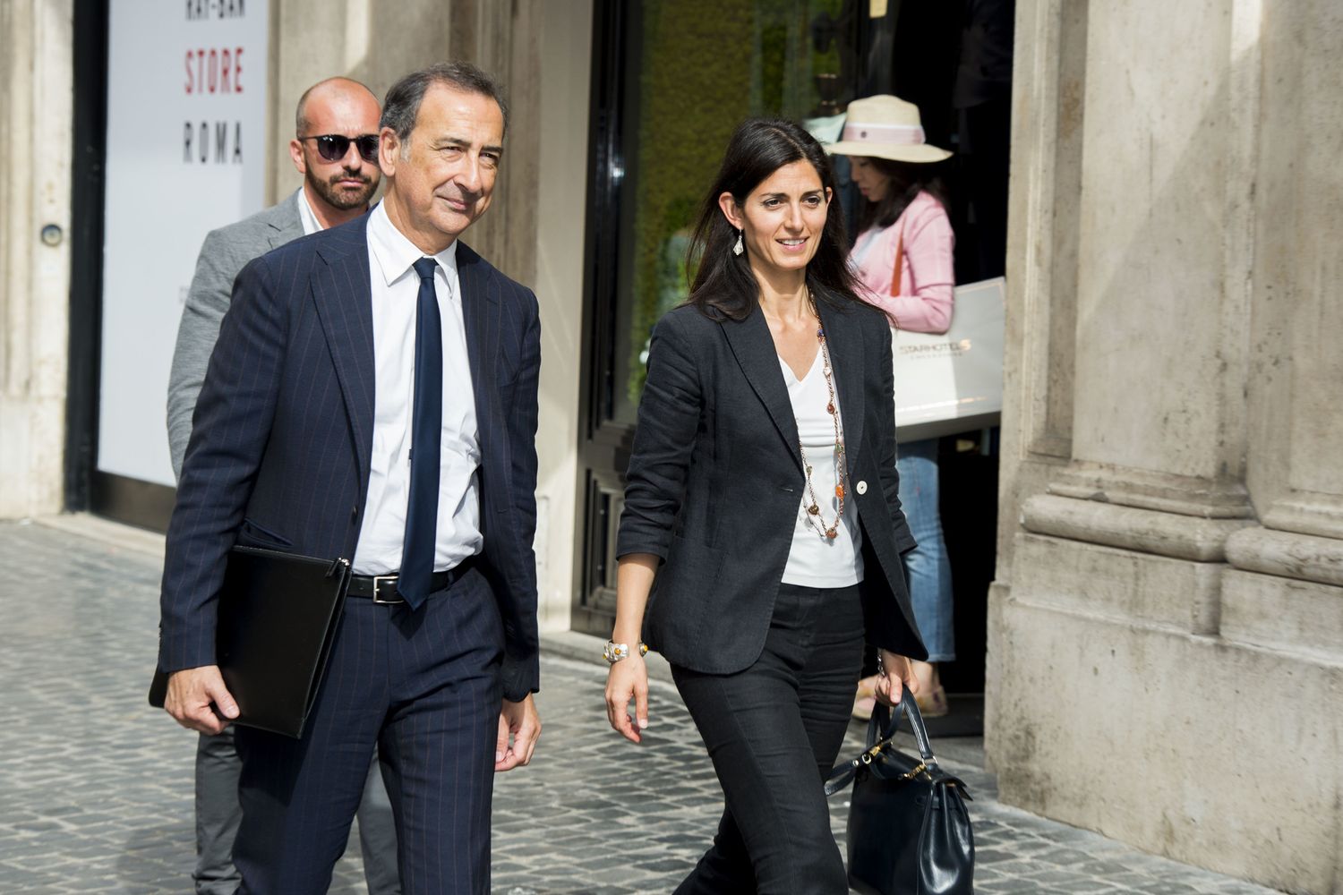 Beppe Sala e Virginia Raggi