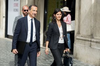 Beppe Sala e Virginia Raggi