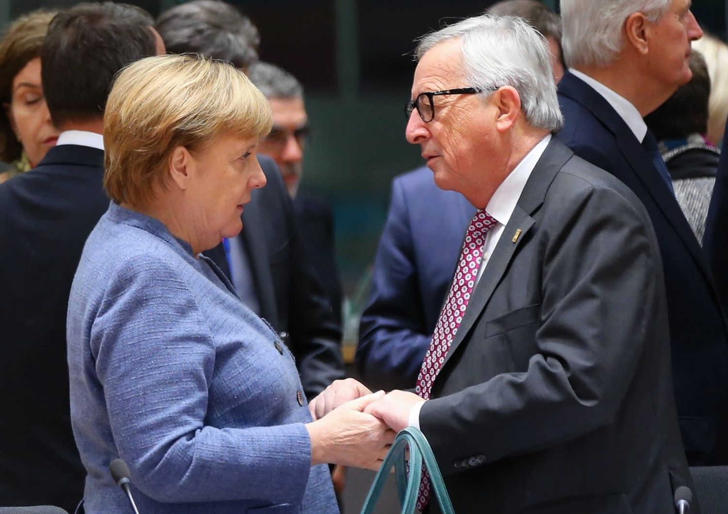 Merkel e Juncker