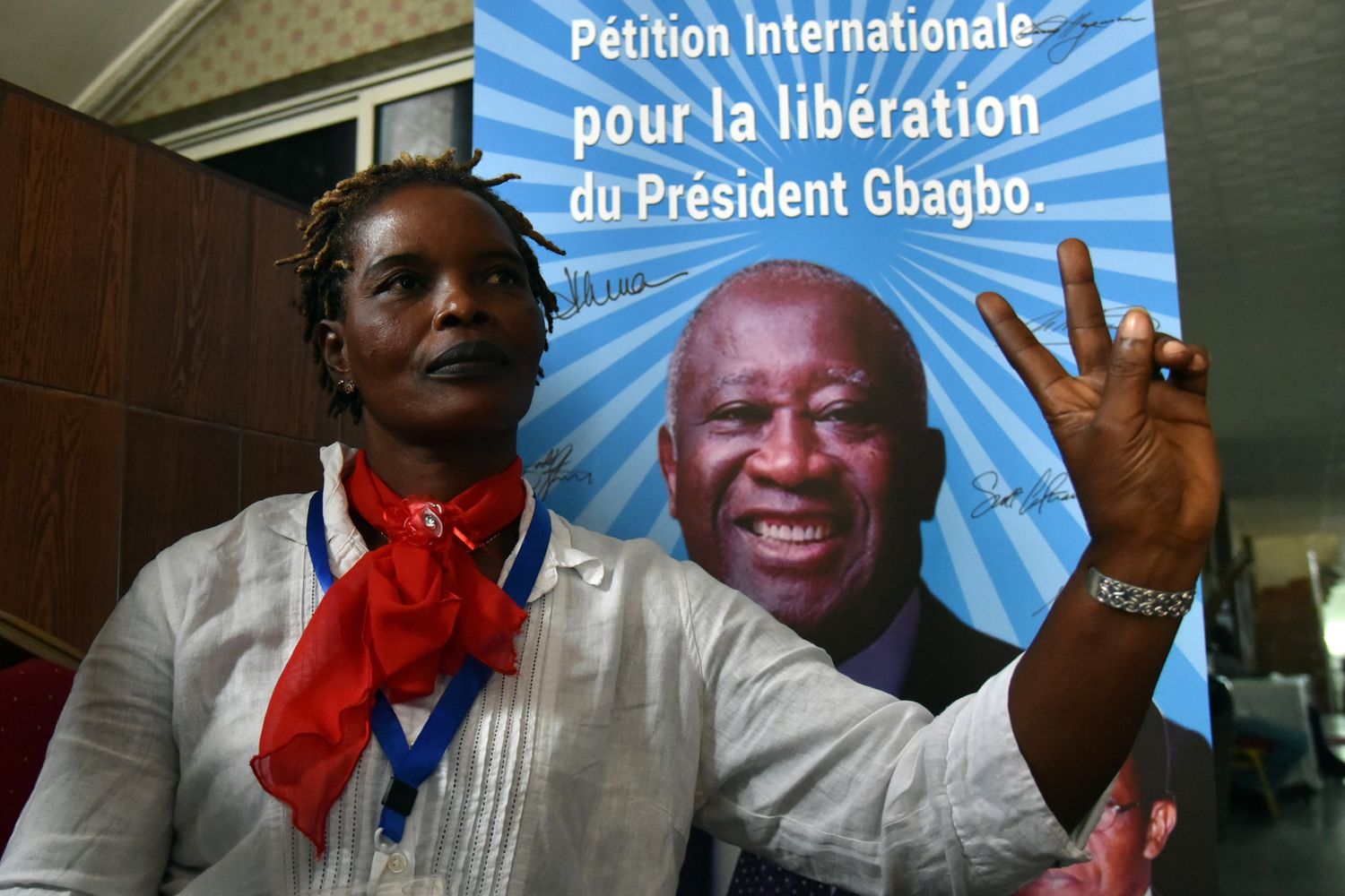 &nbsp;Costa d'Avorio, supporter dell'ex presidente Laurent Gbagbo (Sia Kambou/AFP)