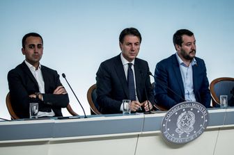 Di Maio, Conte e Salvini