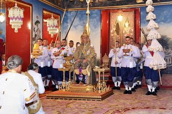 4 maggio 2019: incoronazione di Rama X re della Thailandia (Albert Nieboer/Royal Press Europe/Dpa Picture Alliance/AFP)