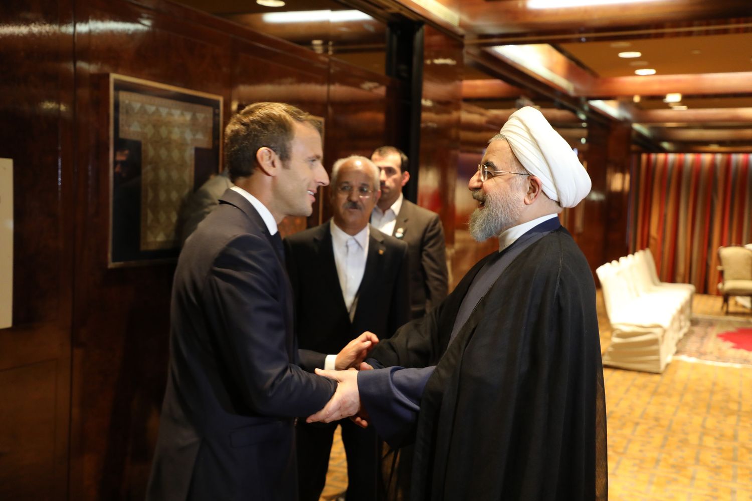 Macron e Rohani