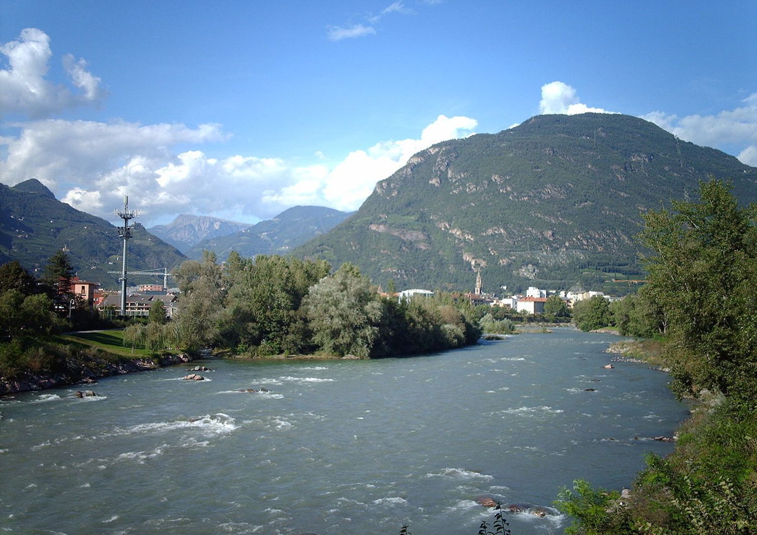 Fiume Isarco, Bolzano