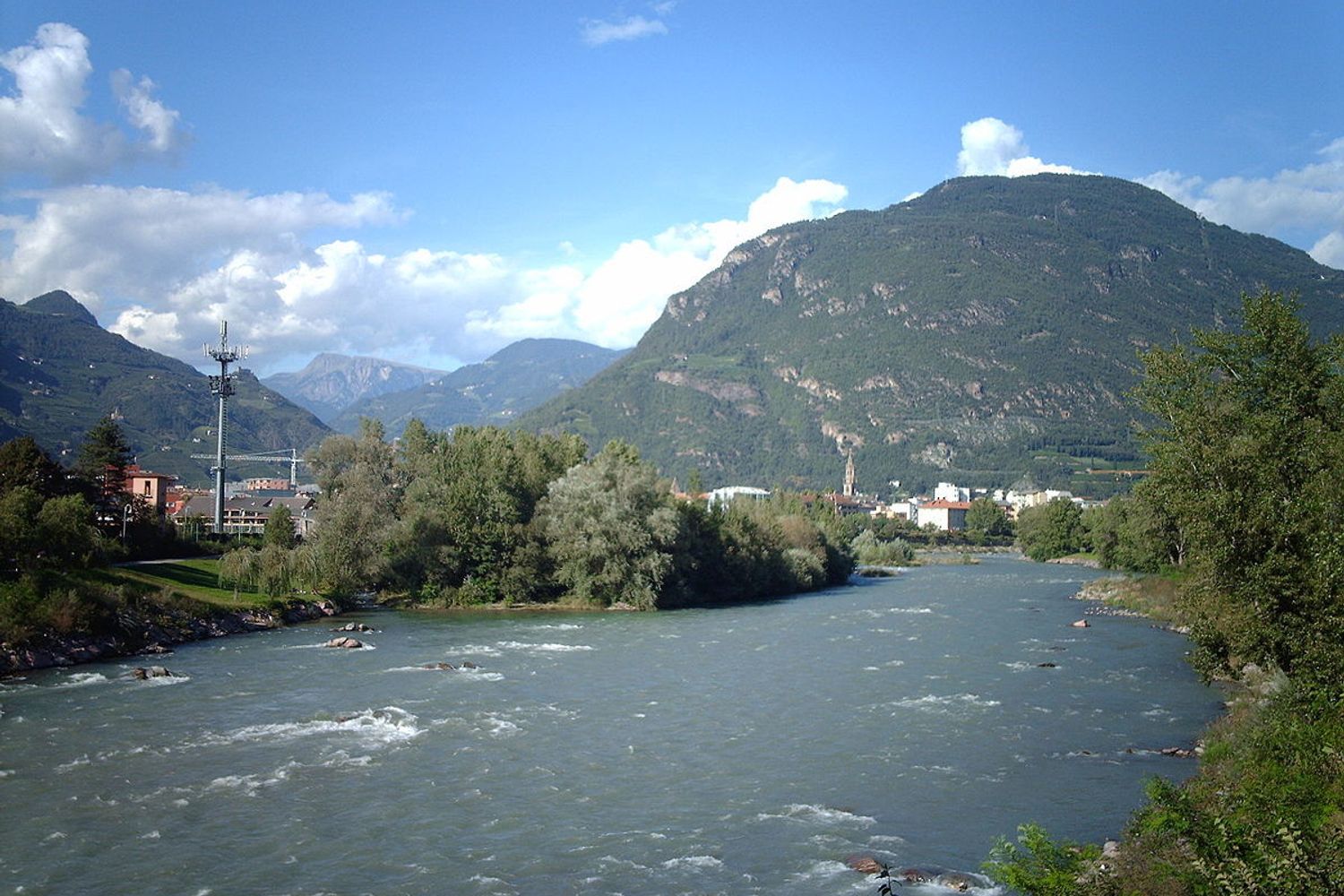 Fiume Isarco, Bolzano