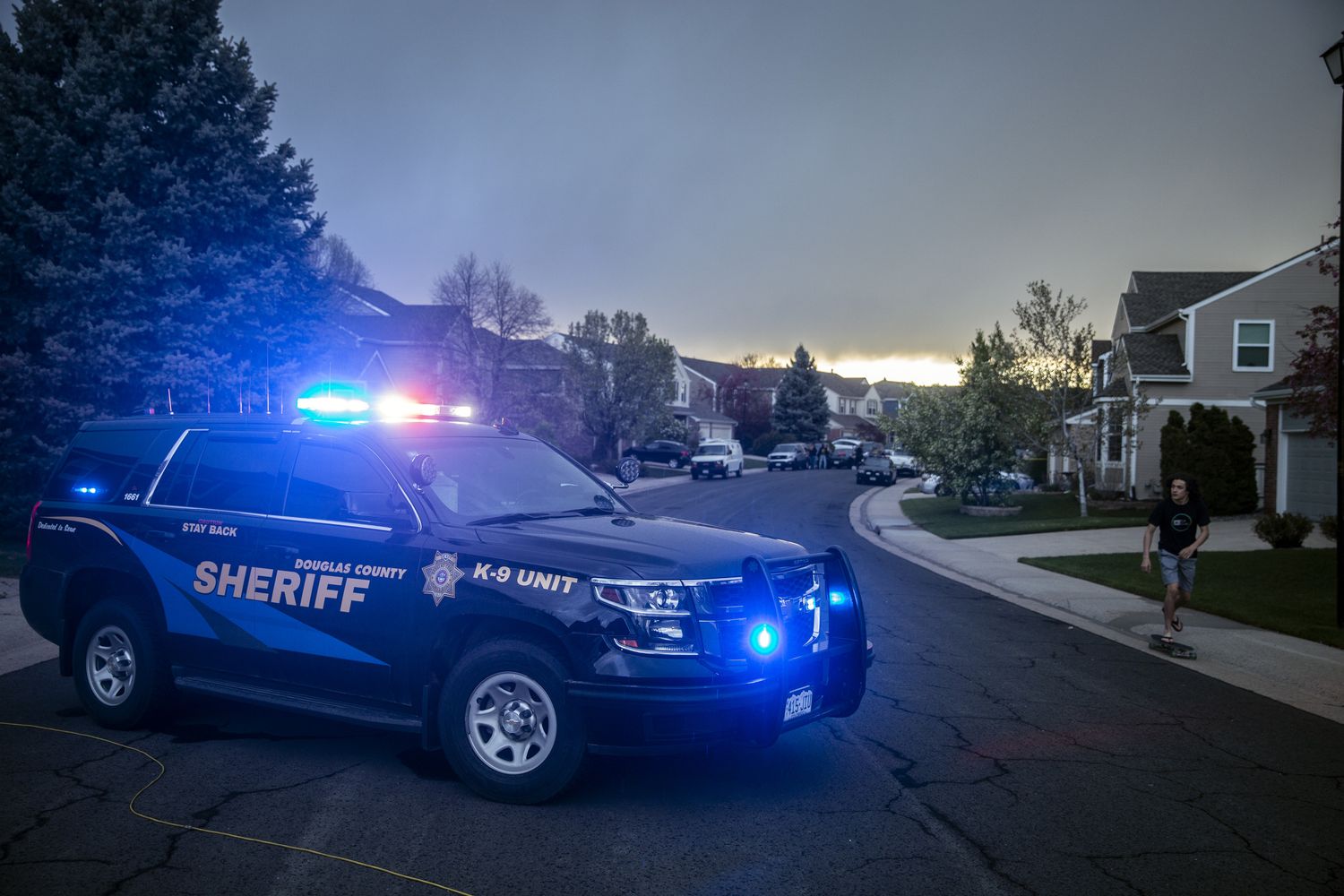 Un'auto della polizia americana