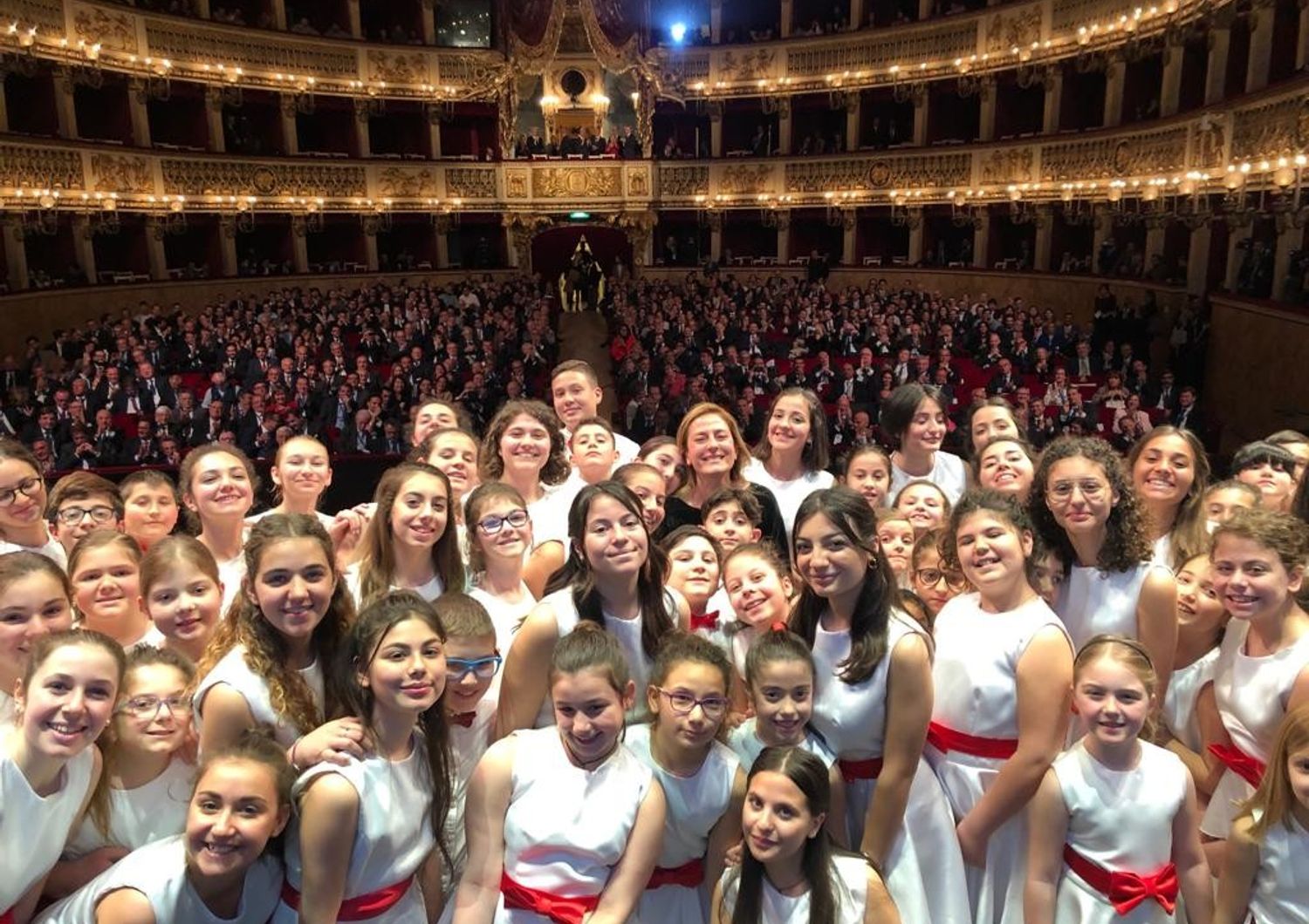 Il coro di voci bianche del Teatro San Carlo di Napoli