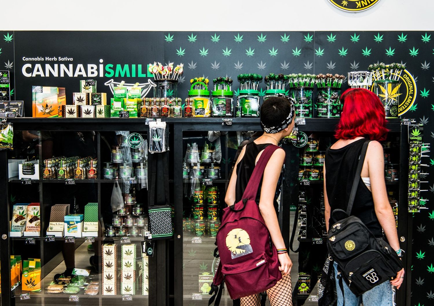 Un negozio di cannabis light