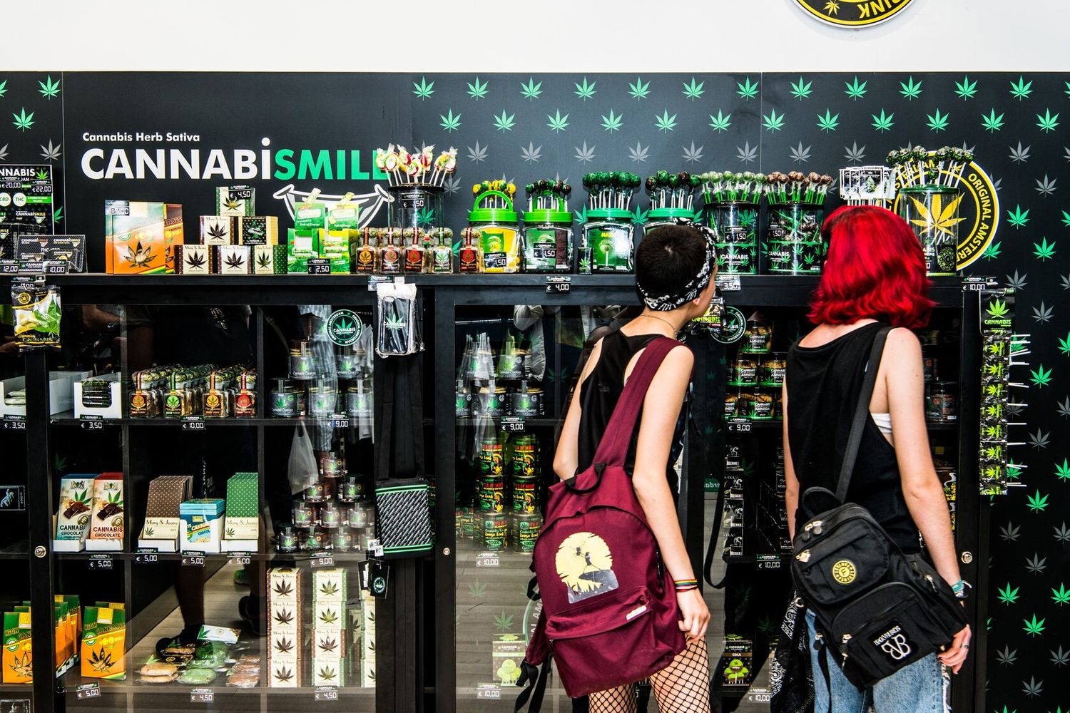 Un negozio di cannabis light